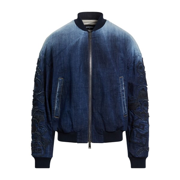 【貨物輸送無料】 ディースクエアード メンズ 上衣＆上衣 アウター Denim outerwear Blue
