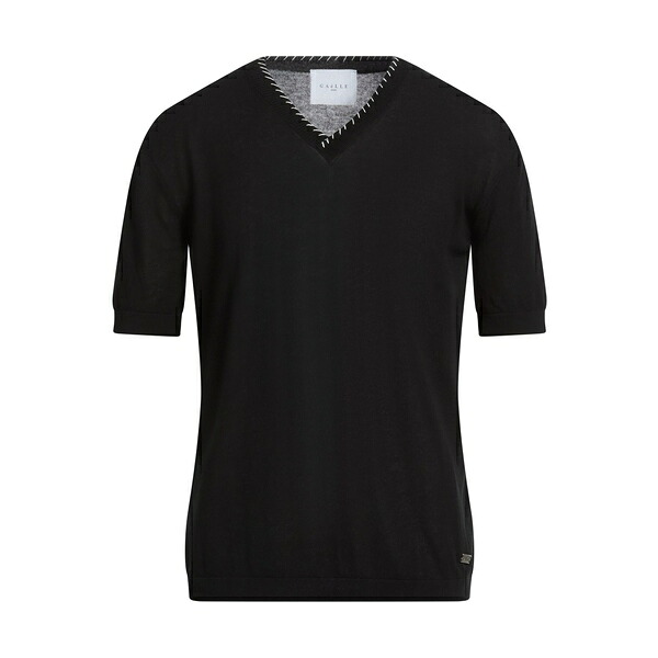 【貨物輸送無料】 ガレパリ メンズ 編み物\u0026プルオーバー アウター Sweaters Black