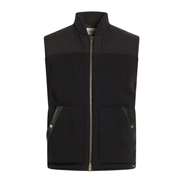 【貨物輸送無料】 アグノラ メンズ 上衣＆上衣 アウター Vests Black