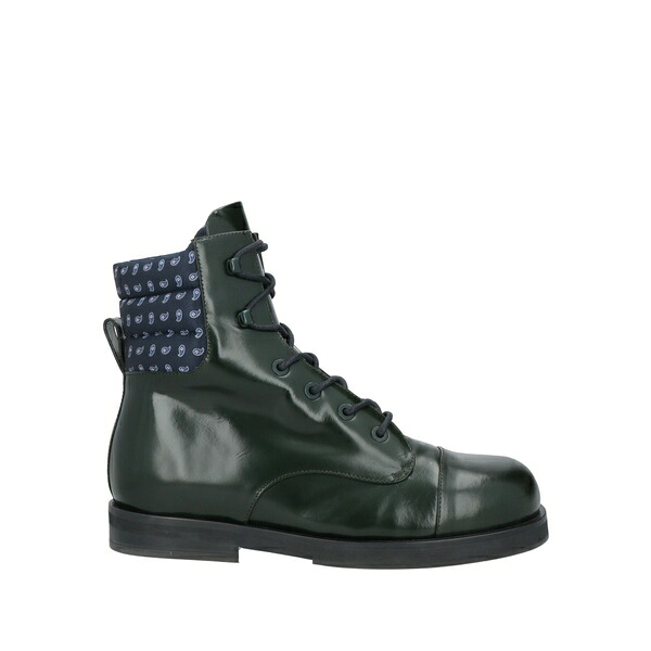 【貨物輸送無料】 エトロ メンズ ブーツ シューズ Ankle boots Green