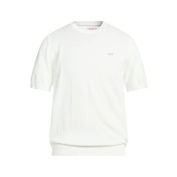 【送料無料】 サンシックスティーエイト メンズ ニット\u0026セーター アウター Sweaters White