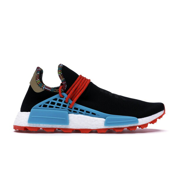 adidas アディダス メンズ スニーカー 【adidas NMD Hu Pharrell Inspiration Pack Black】 サイズ US_9.5(27.5cm) Core Black/Clear Blue/College Orange