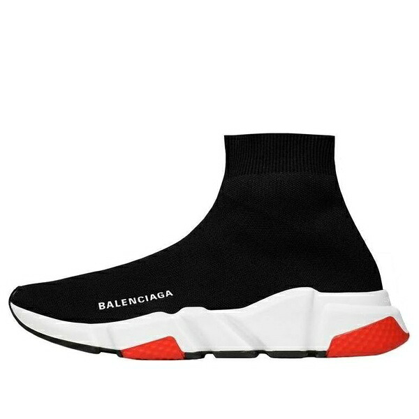 Balenciaga バレンシアガ メンズ スニーカー  【Balenciaga Speed Trainer Mid \u0027Black Red\u0027 2017 530351W05G01000】  大きさ US_9(27.0糎)