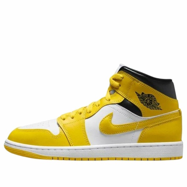 Jordan ジョーダン レディース スニーカー 【(WMNS) Air Jordan 1 Mid 'Vivid Sulfur ' BQ6472-170】 サイズ US_9.5(26.5cm)｜asty