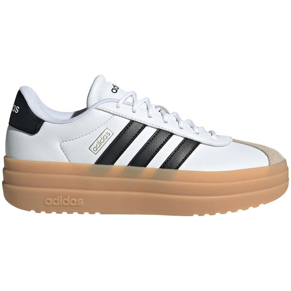 adidas アディダス レディース スニーカー  【adidas VL Court Bold Cloud White Core Black Wonder Beige (Women\u0027s)】  大いさ US_6(23.0珊) Cloud White/Core Black/Wonder Beige レディース靴-靴
