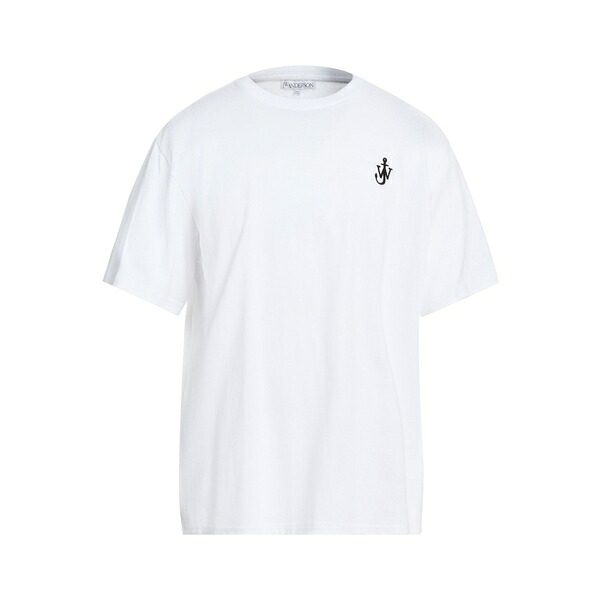 【貨物輸送無料】 J.W.アンダーソン メンズ プルオーバー トップス T-shirts White