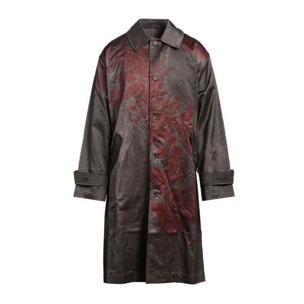 【貨物輸送無料】 ユマ・壱 メンズ 上衣＆上衣 アウター Overcoats \u0026 Trench Coats Brown