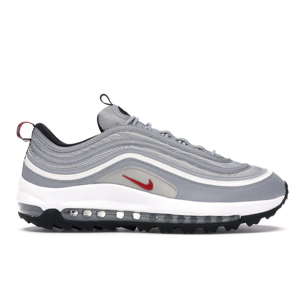 Nike ナイキ メンズ スニーカー 【Nike Air Max 97 Golf Silver Bullet】 サイズ US_12(30.0cm) Metallic Silver/Varsity Red-White-Black|asty