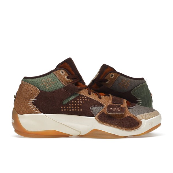Jordan ジョーダン メンズ スニーカー 【Jordan Zion 2 Voodoo】 サイズ US_M_13 Flax/Muslin/Sesame/Fauna Brown|asty