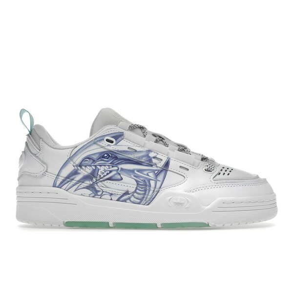 adidas アディダス メンズ スニーカー 【adidas ADI2000 Yu-Gi-Oh! Blue Eyes White Dragon】 サイズ US_12.5(30.5cm) White/Footwear White/Bold Blue画像