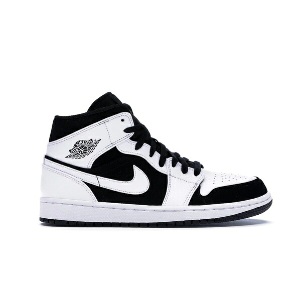 Jordan ジョーダン メンズ スニーカー  【Jordan 1 Mid White Black】  サイズ US_8.5(26.5cm) White/Black-White