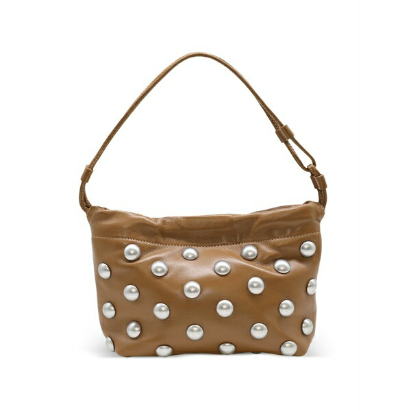 エーエルシー レディース トートバッグ バッグ Arden studded tote bag Brown