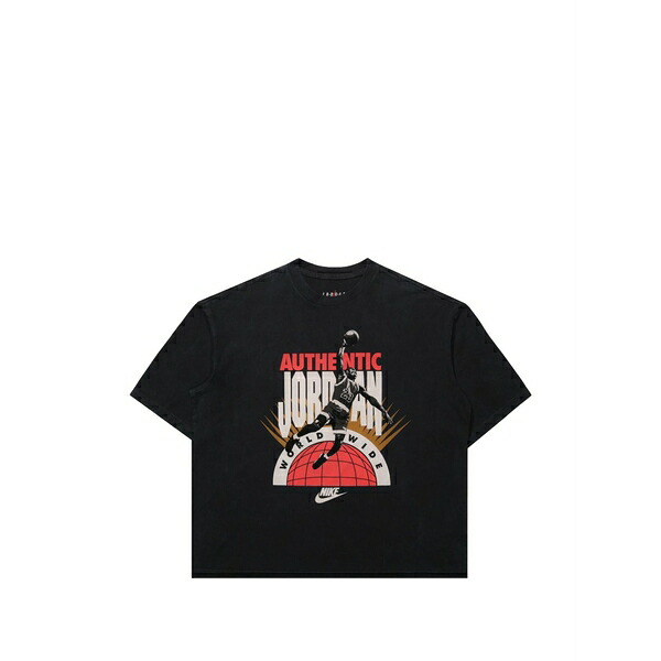 ジョーダン メンズ Tシャツ トップス Worldwide oversized 芒芦t-shirt Black｜asty 14,950円