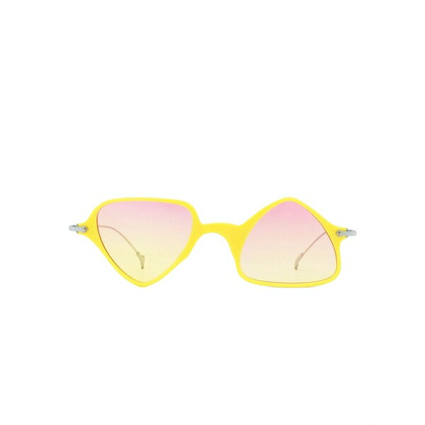 アイぺタイザー メンズ サングラス・アイウェア アクセサリー Twiggy geometric-frame sunglasses Yellow｜asty 44,800円