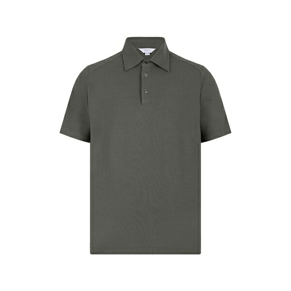 マロ メンズ ポロシャツ トップス Buttoned polo shirt Green｜asty