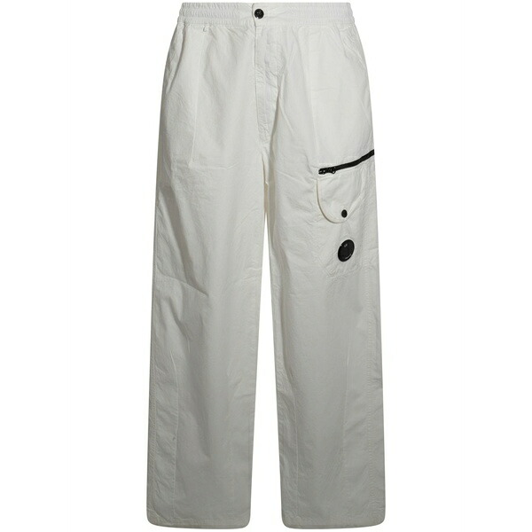 シーピーカンパニー メンズ カジュアルパンツ ボトムス Microreps trousers White|asty