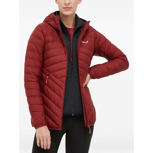 サレワ レディース 上衣＆上衣 アウター Hooded quilted jacket Red レディースファッション-コート・ジャケット