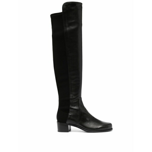 スチュアート ワイツマン レディース ブーツ シューズ 45mm leather boots Black｜asty