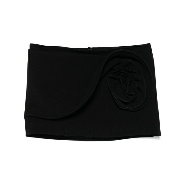 マグダ・ブトリム レディース スカート ボトムス Rose-appliqu茫漏 mini skirt Black|asty