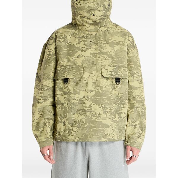 ナイキ メンズ ジャケット&ブルゾン アウター Camouflage-pattern jacket Neutrals|asty