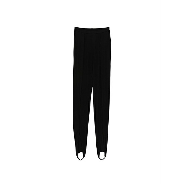 イロ レディース レギンス ボトムス Stirrup seam leggings Black