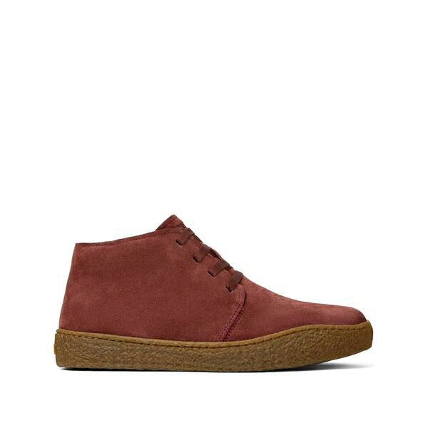 カンペール メンズ ブーツ シューズ Peu terreno laced  boots Red