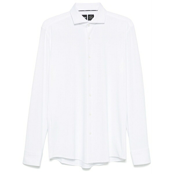 雇い主 メンズ プルオーバー トップス Slim-fit shirt  White