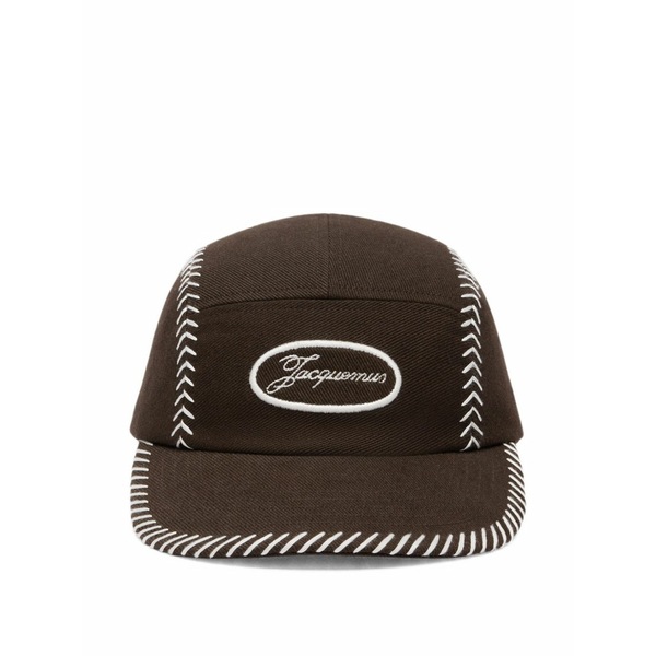 ジャクエムス レディース かぶり笠 付属品 Casco baseball cap Brown