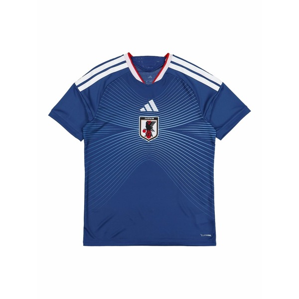 アディダス メンズ プルオーバー トップス Japan 26/27 logo-print t-shirt Blue