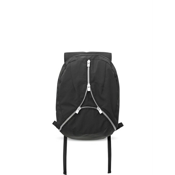 ヘリオットエミル メンズ うしろ側容器に並べる・背嚢 御徒面子 Tecton zip-up backpack Black