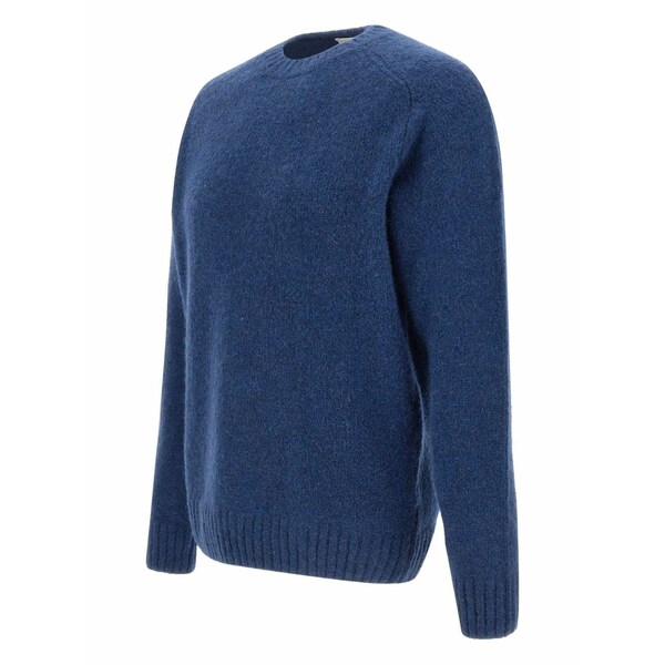 フィリッポ デ ラウレンティス メンズ ニット&セーター アウター Crew-neck sweater Blue｜asty