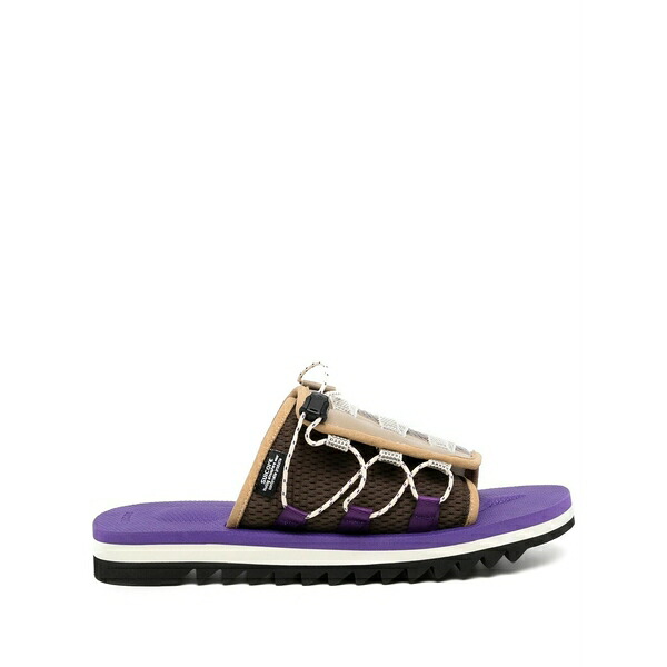 スイまかない方 メンズ サンダル シューズ Dao-2 drawstring-strap sandals Purple