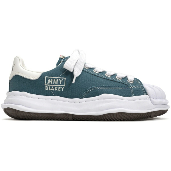 Maison Mihara Yasuhiro ミハラヤスヒロ メンズ スニーカー 【Maison Mihara Yasuhiro Blakey OG Sole Canvas Low Blue】 サイズ US_7.5(25.5cm) Blue/White|asty