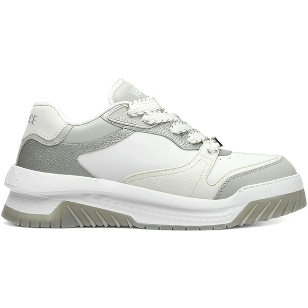 Versace ヴェルサーチ メンズ スニーカー  【Versace Greca Odissea White Grey】  サイズ US_8.5(26.5cm) Grey/Black/Palladium