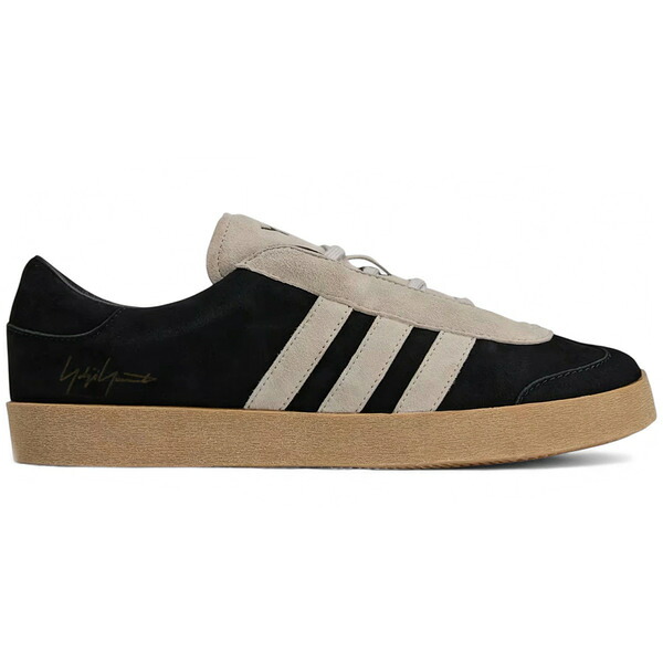 adidas アディダス メンズ スニーカー  【adidas Y-3 Gazelle Black Light Brown Gum】  大いさ US_9(27.0糎) Black/Black/Light Brown 靴-メンズ靴-スニーカー