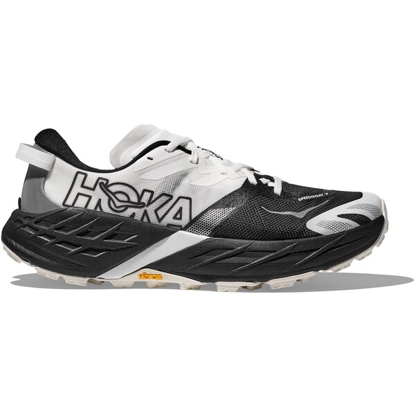 Hoka One One ホカオネオネ メンズ スニーカー  【Hoka One One Speedgoat 7 Black White】  大いさ US_M_13 Black/White スニーカー-メンズ靴-靴