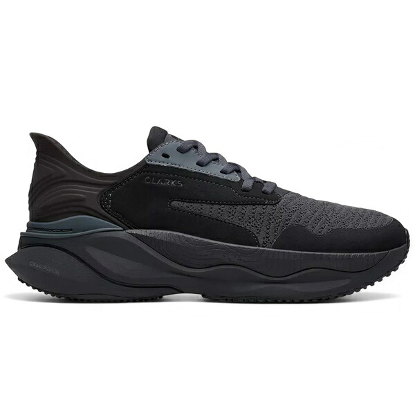 Clarks クラークス メンズ スニーカー  【Clarks Pace Black】  大いさ US_9(27.0糎) Black 靴-スニーカー-メンズ靴