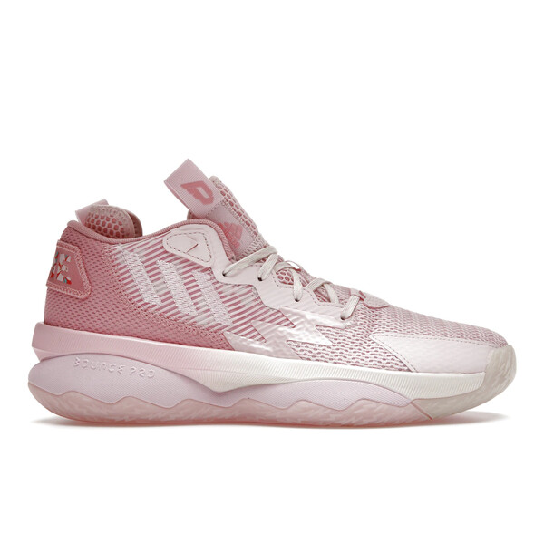 adidas アディダス メンズ スニーカー  【adidas Dame 8 Sakura】  大いさ US_9(27.0糎) Clear Pink/Chalk White/Light Pink スニーカー-靴