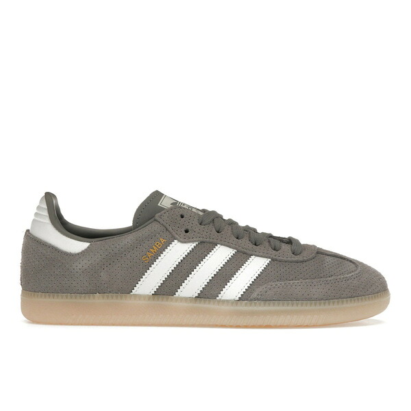 adidas アディダス メンズ スニーカー  【adidas Samba OG Grey Bliss Orange】  大きさ US_5(23.0糎) Grey Three / Core White / Bliss Orange