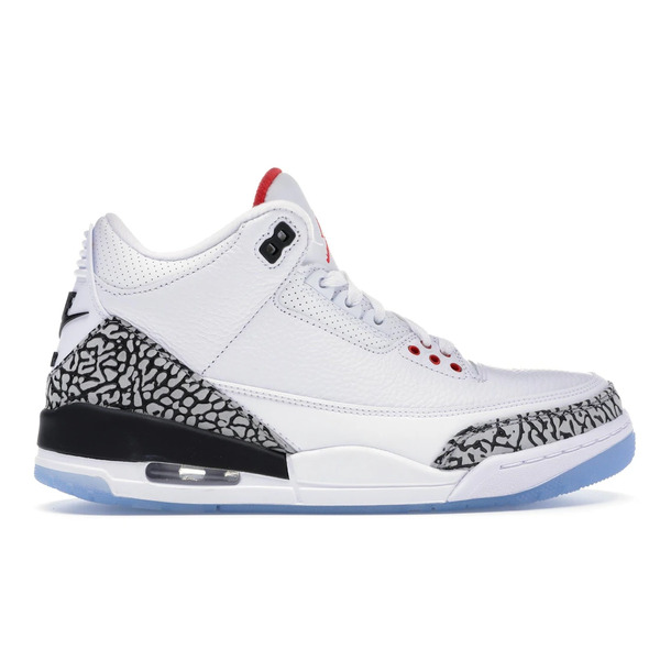 Jordan ジョーダン メンズ スニーカー  【Jordan 3 Retro Free Throw Line White Cement】  サイズ US_12(30.0cm) White/White-Fire Red-Black