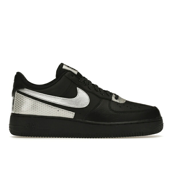 Nike ナイキ メンズ スニーカー  【Nike Air Force 1 Low 3M Black】  大きさ US_7.5(25.5糎) Black/Black-Metallic Silver