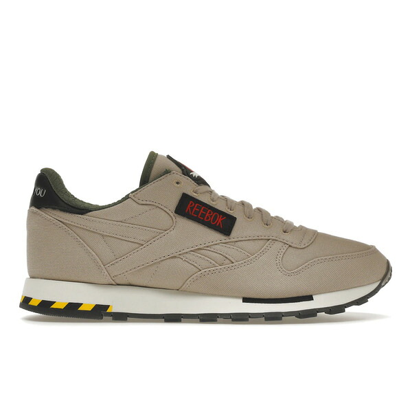 Reebok リーボック メンズ スニーカー 【Reebok Classic Leather Ghostbusters】 サイズ US_11(29.0cm) Modern Beige/Black-Blaze Yellow｜asty