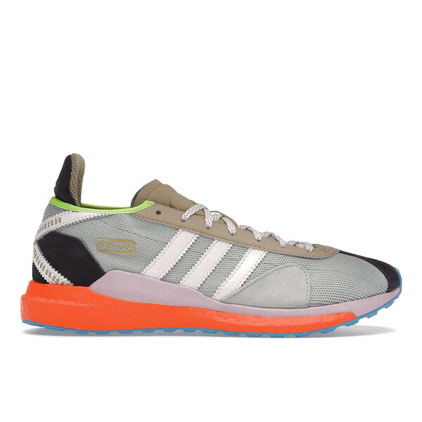 adidas アディダス メンズ スニーカー 【adidas Tokio Solar Hu Pharrell Nigo Friendship Pack Blue】 サイズ US_9(27.0cm) Green Tint/Light Orchid/Night Navy｜asty