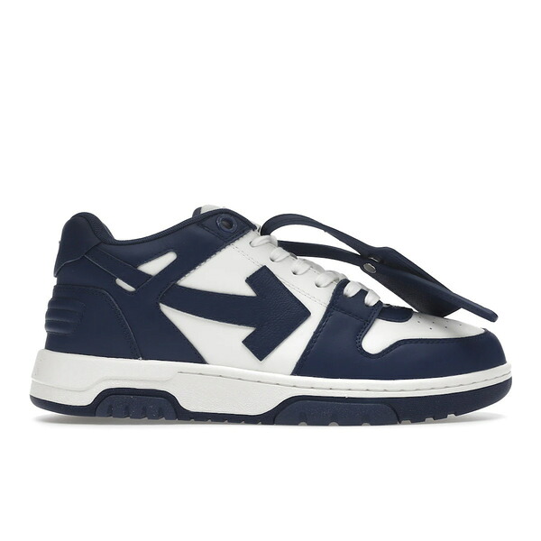OFF-WHITE オフホワイト メンズ スニーカー 【OFF-WHITE Out Of Office "OOO" Low Tops Dark Blue White】 サイズ US_7(25.0cm) Dark Blue/White|asty