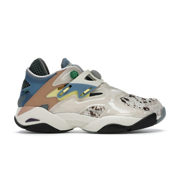 Reebok リーボック メンズ スニーカー 【Reebok Pump Court Brain Dead】 サイズ US_7.5(25.5cm) Paper White/Goal Green-Rush Red｜asty