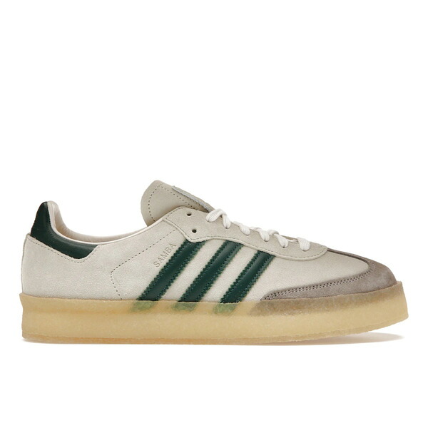 adidas アディダス メンズ スニーカー 【adidas Clarks 8th Street Samba by Ronnie Fieg Chalk White Green】 サイズ US_11(29.0cm) Chalk White/Green|asty