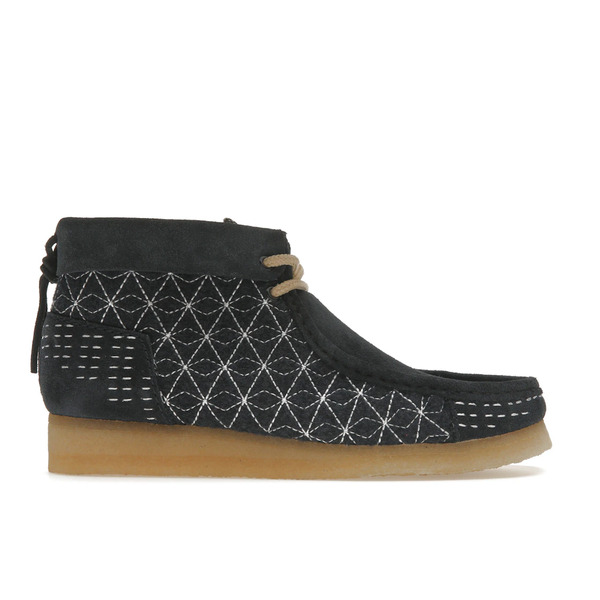 Clarks クラークス メンズ スニーカー  【Clarks Originals Wallabee Boot Navy Shashiko】  サイズ US_7.5(25.5cm) Navy Shashiko