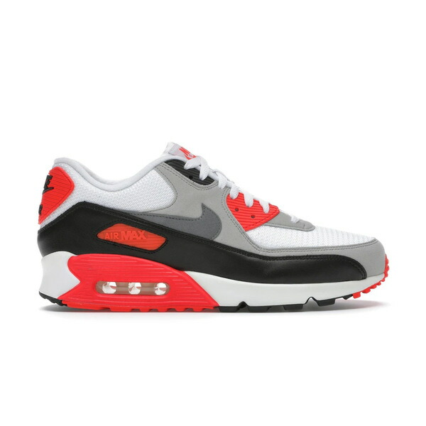 Nike ナイキ メンズ スニーカー  【Nike Air Max 90 OG Infrared (2015)】  大いさ US_6.5(24.5珊) White/Cool Grey-Neutral Grey-Black-Infrared スニーカー-メンズ靴