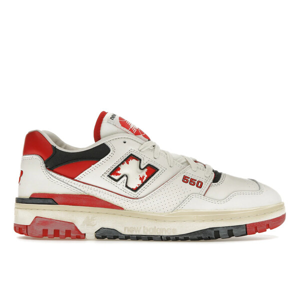 New Balance ニュー平衡にする メンズ スニーカー  【New Balance 550 Vintage Pack Team Red】  大きさ US_11(29.0糎) Sea Salt/Team Red/Black