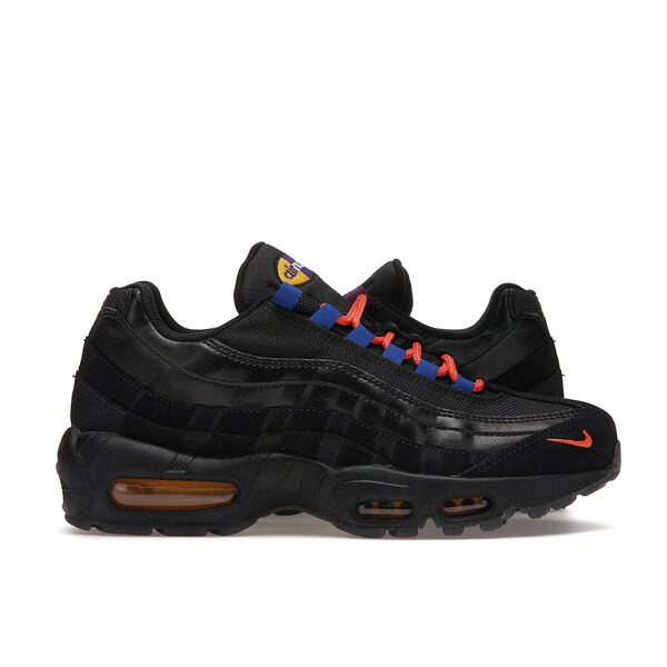 Nike ナイキ メンズ スニーカー  【Nike Air Max 95 天使の都市 vs. NYC】  大きさ US_11(29.0糎) Black/Rush Blue-Brilliant Orange-Amarillo